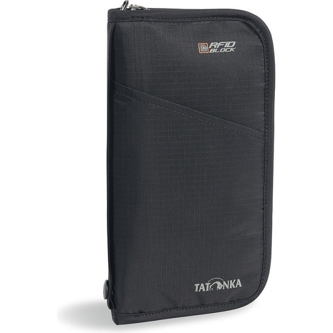 Плоская сумка для документов с защитой данных TATONKA TRAVEL ZIP L RFID black 2957,040 - black