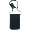 Шейный кошелек на молнии TATONKA SKIN NECK POUCH RIFD B с защитой от считывания данных RIFD Block, black 2959,040 - black